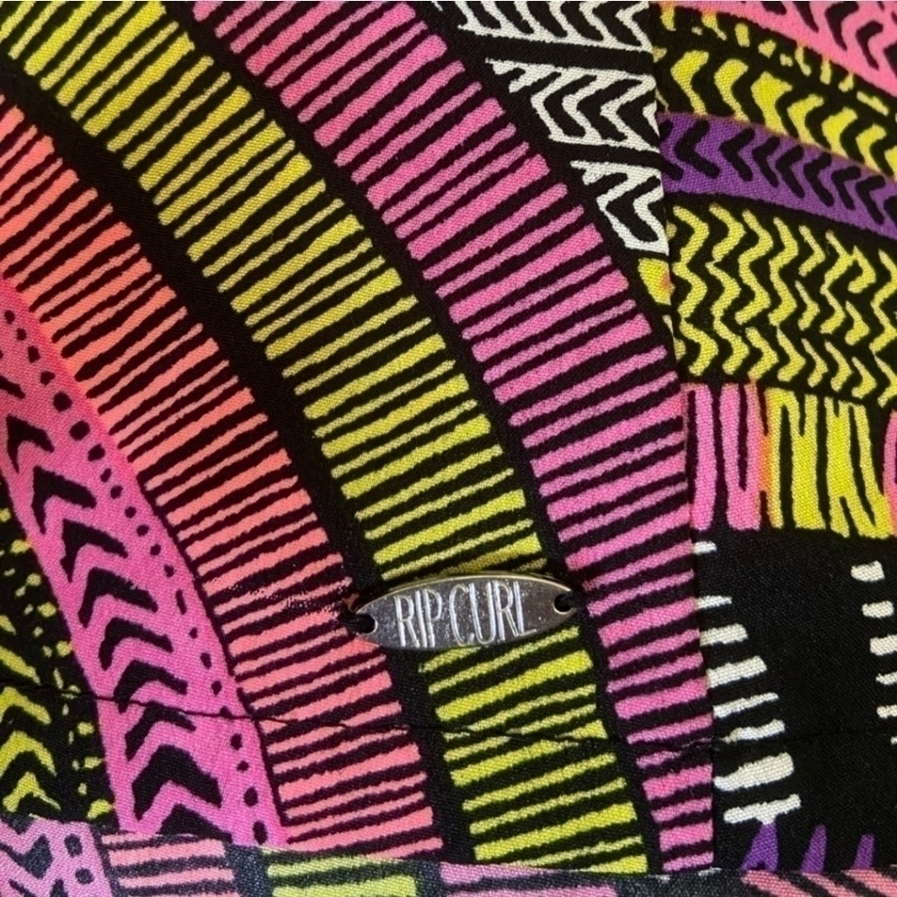 Pink Multicolor Patterned Slip Dress - Picture 4 of 10